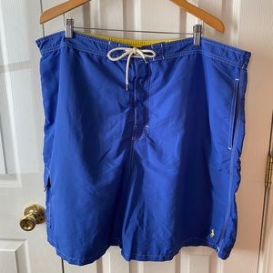 Polo Ralph Lauren Kailua Classic Fit Royal Blue Swim Trunks SZ 4XB